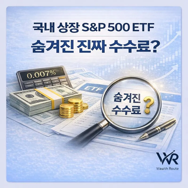 썸네일. 국내상장 미국 ETF의 숨겨진 진짜 수수료