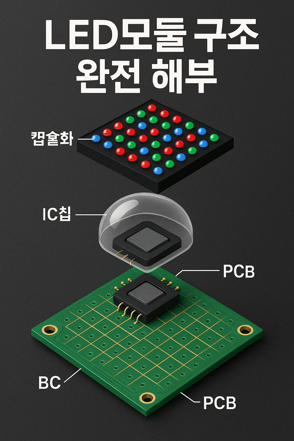 LED모듈 구조 완전 해부