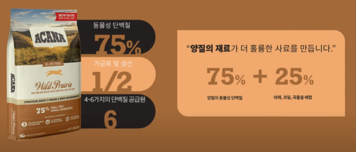아카나 고양이 사료