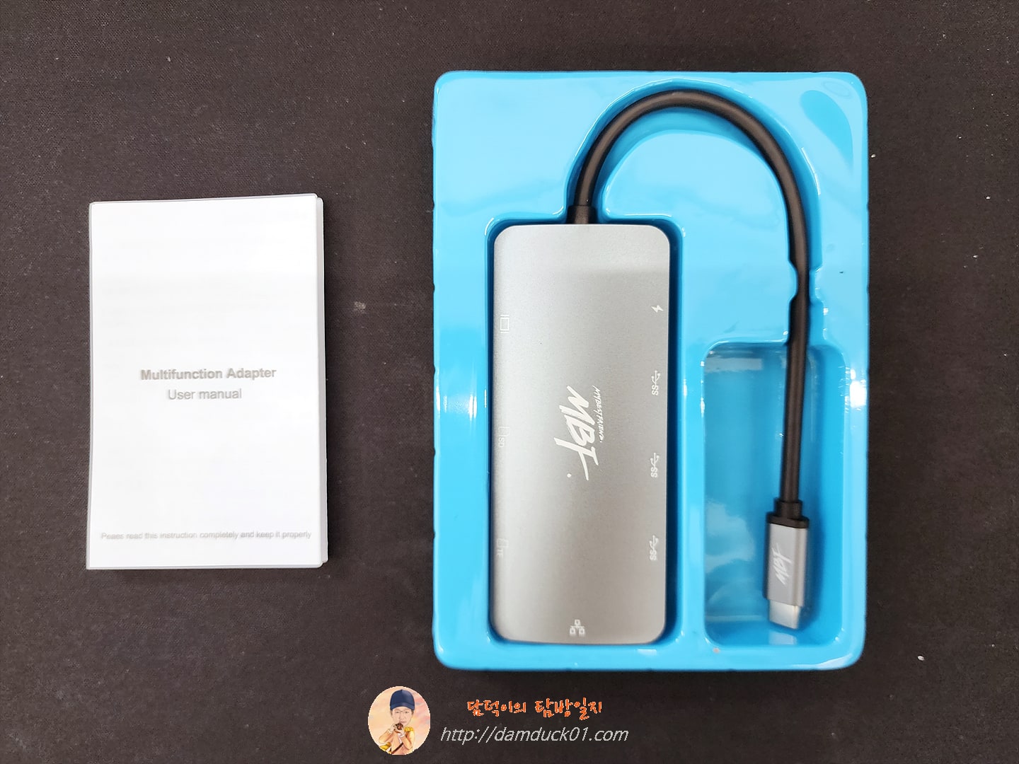 엠비에프 MBF-UC8IN1AC (8포트/USB 3.0 Type C)