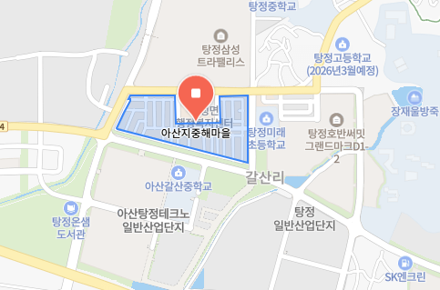 지중해마을 위치 지도 캡쳐 사진