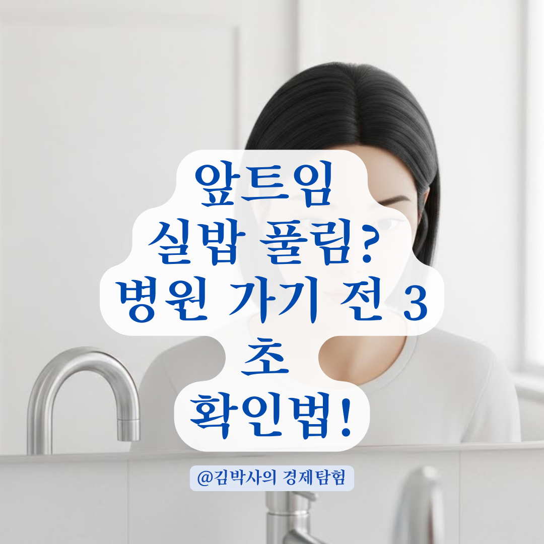 앞트임 후 실밥이 풀린 걸까? 단순 매듭일까? 자가 확인법 총정리
