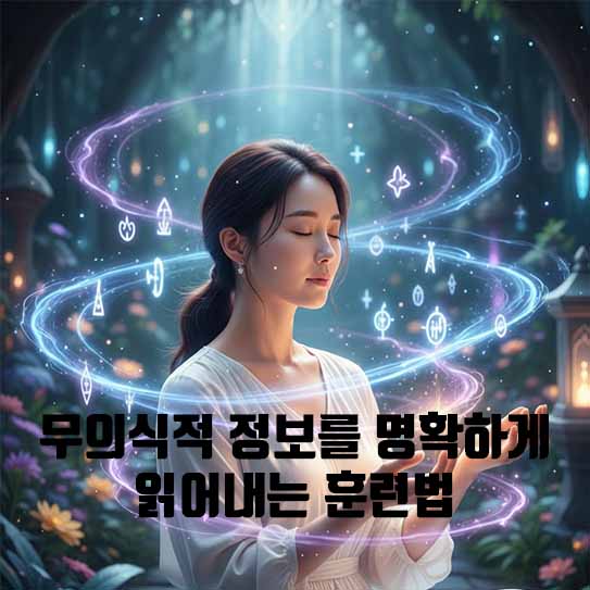 직관력 극대화: 무의식적 정보를 명확하게 읽어내는 훈련법