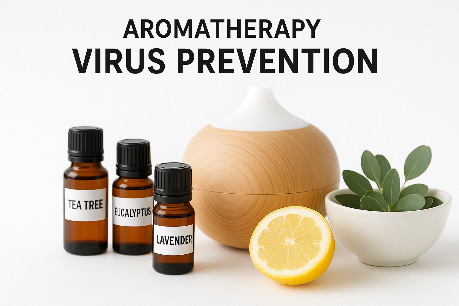 아로마테라피로 바이러스 예방하기: 에센셜오일 종류, 특성, 활용팁