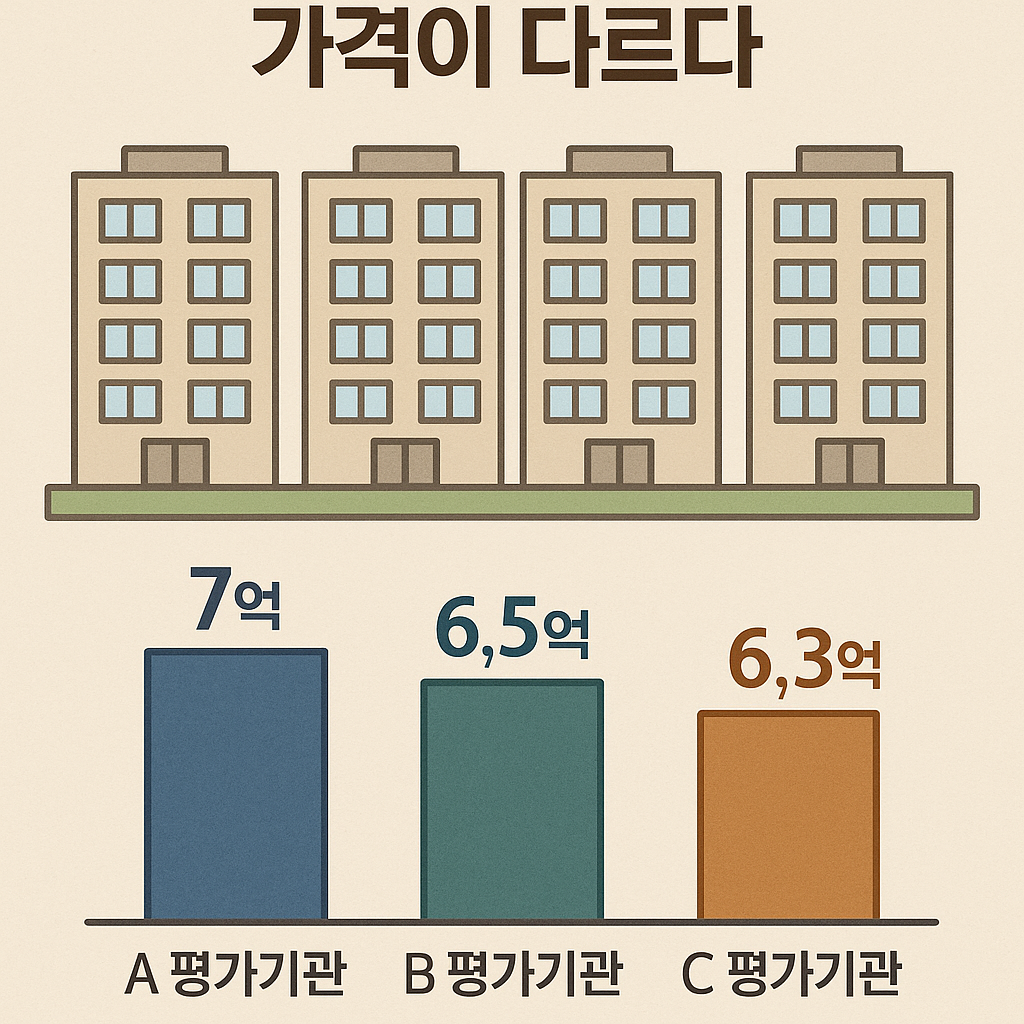 가격이 다르다 비교 이미지