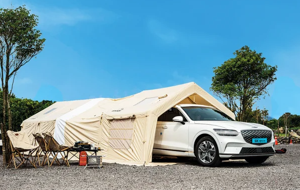 전기차 캠핑텐드 의자 사진