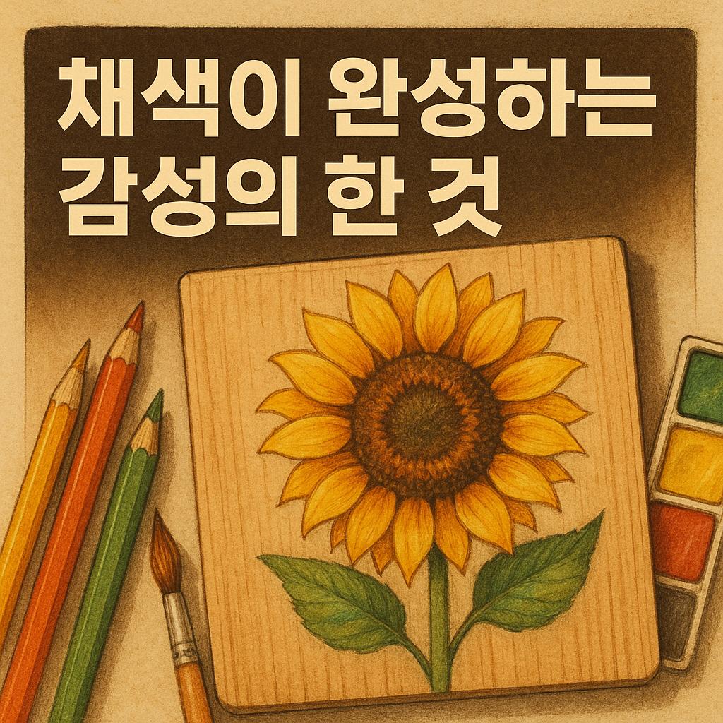 채색이 완성하는 감성의 한 컷