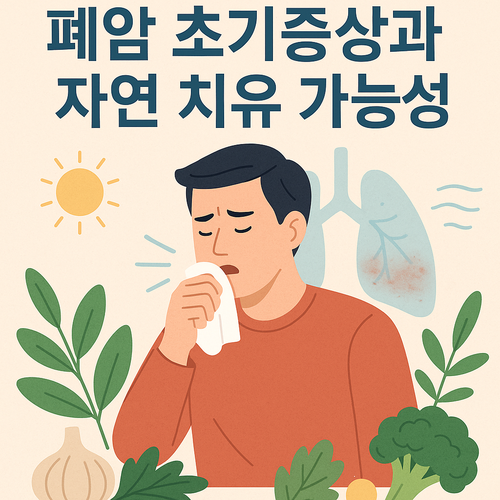 폐암 초기증상과 자연 치유