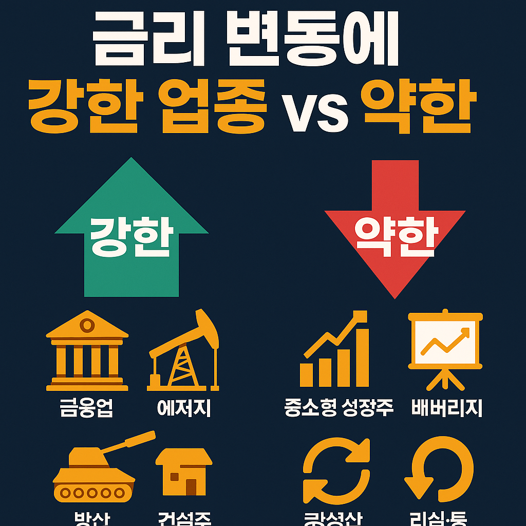 금리 변동에 강한 업종 vs 약한 업종