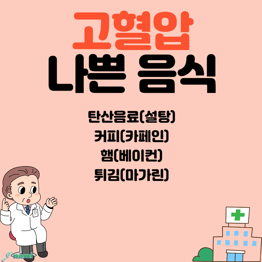 고혈압 음식 요약 정리