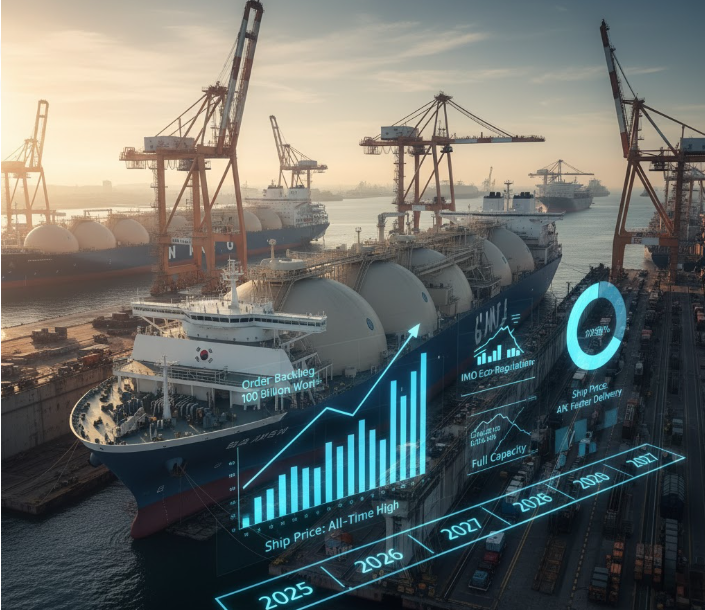 조선업계 슈퍼 사이클이 돌아와 향후 몇년간 성장 동력이 충분하다. 유망주