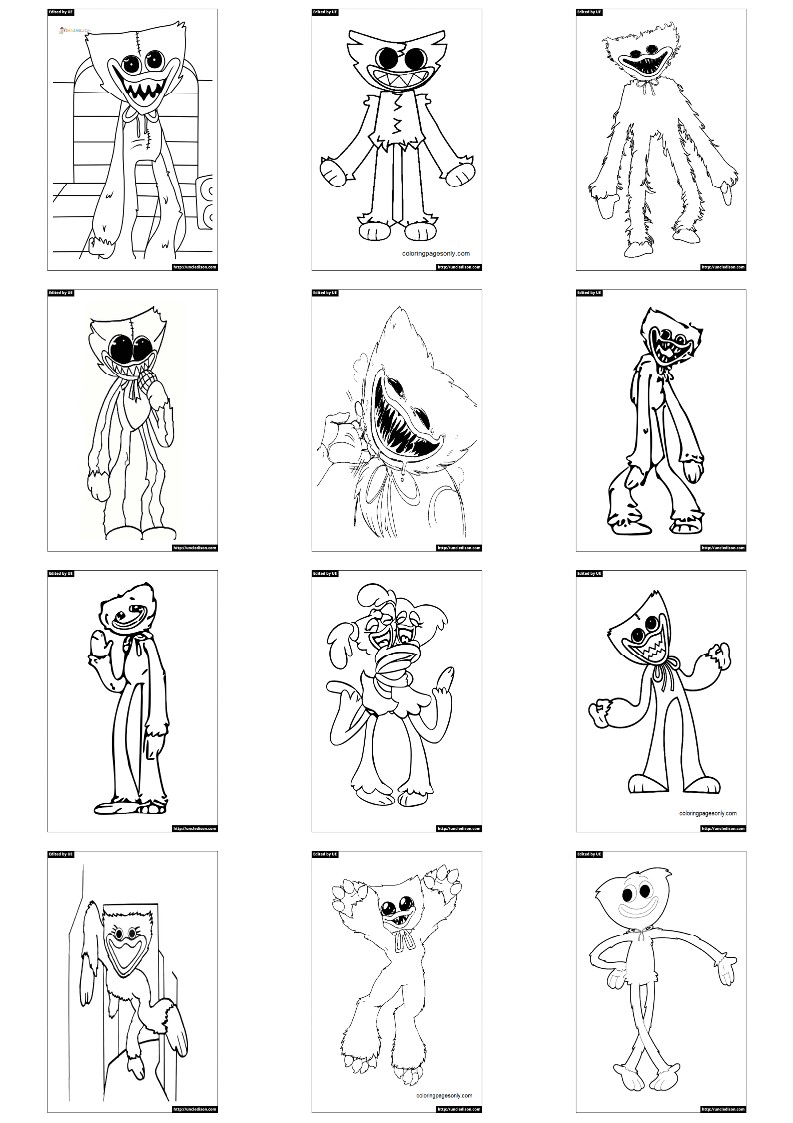 허기워기 색칠공부 도안