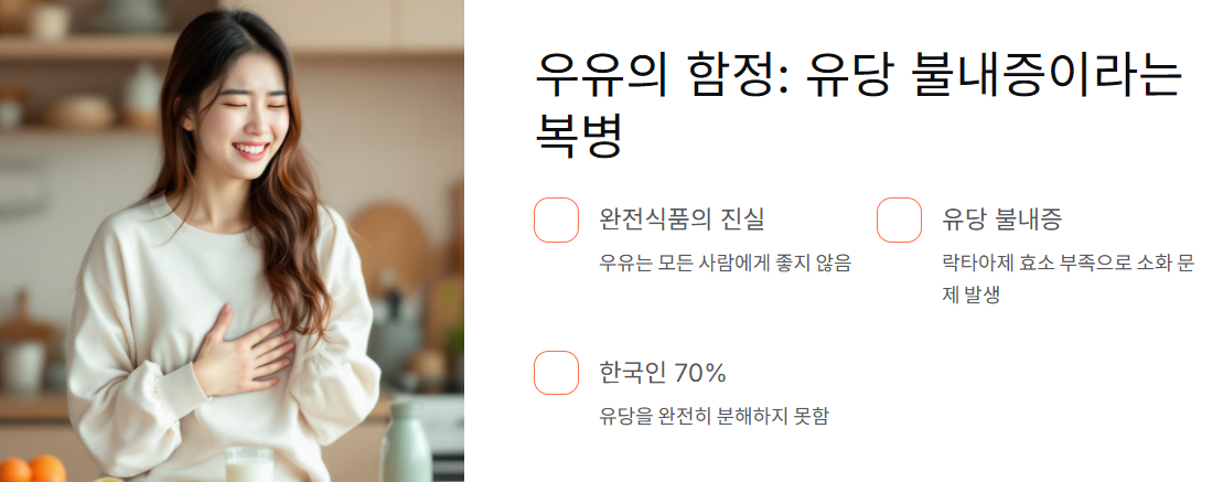 우유의 함정: 유당 불내증이라는 복병