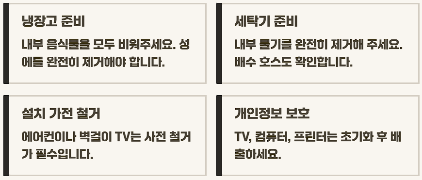 폐가전 무료수거 신청방법