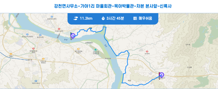 경기둘레길 여주 33코스 지도 강천면사무소 신륵사 구간 등산 트레킹 날씨 정보