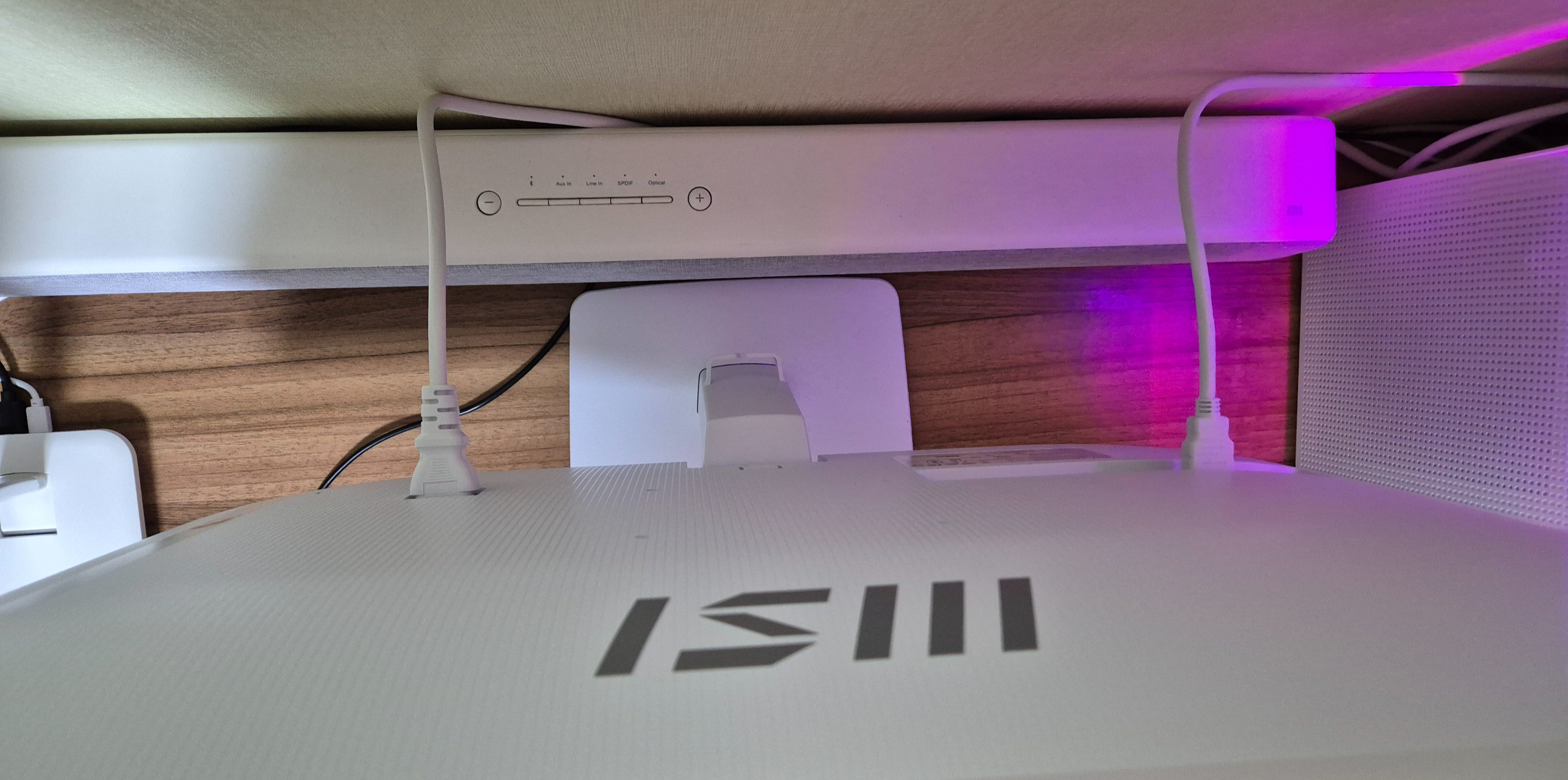 MSI 모니터 가성비 최강모델 MP275W E2 뒷면 포트 구성