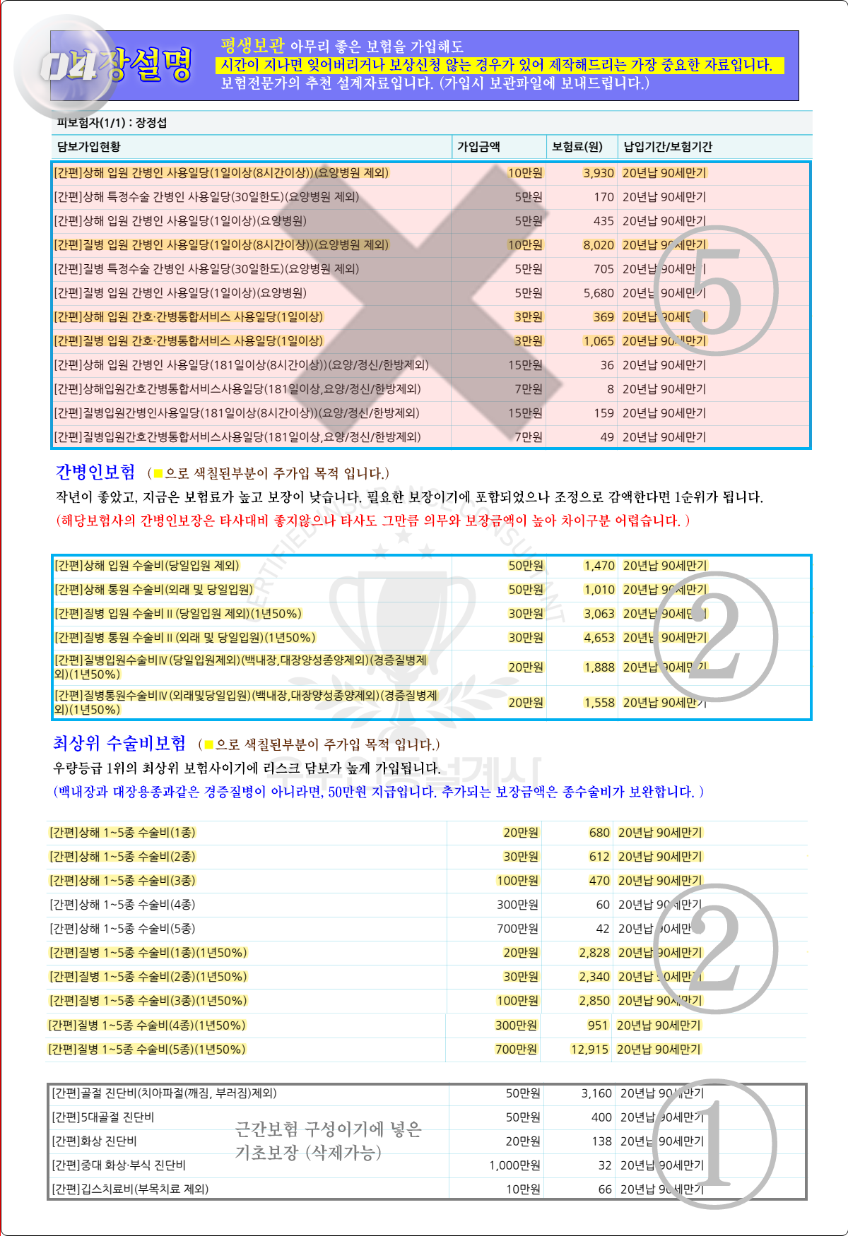 근간종합보험 가입 이어서