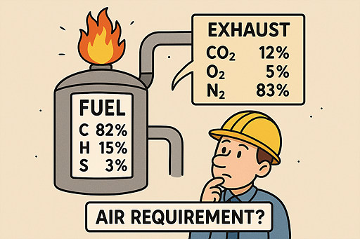액체연료 배기가스 조성 분석