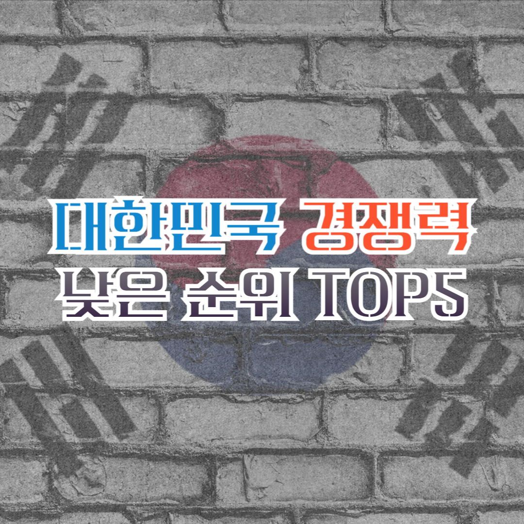 Top 5 Weaknesses in South Korea's Global Competitiveness