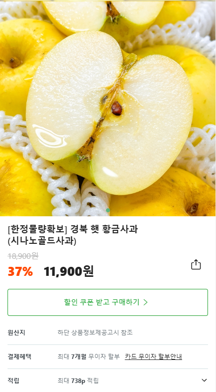 시나노-골드사과