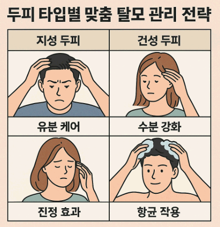 두피 타입별 맞춤 탈모 관리 전략