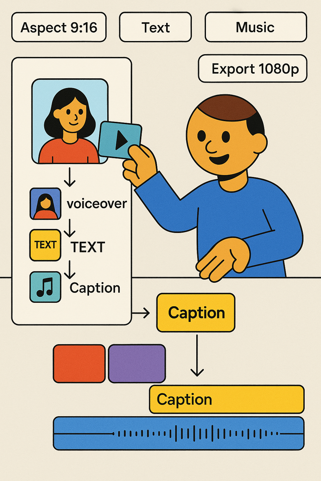 Edit and Assemble the Short in Clipchamp