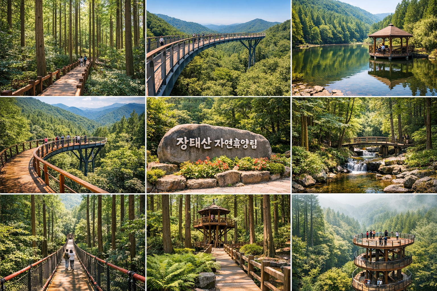 장태산자연휴양림 겨울여행 자연 힐링