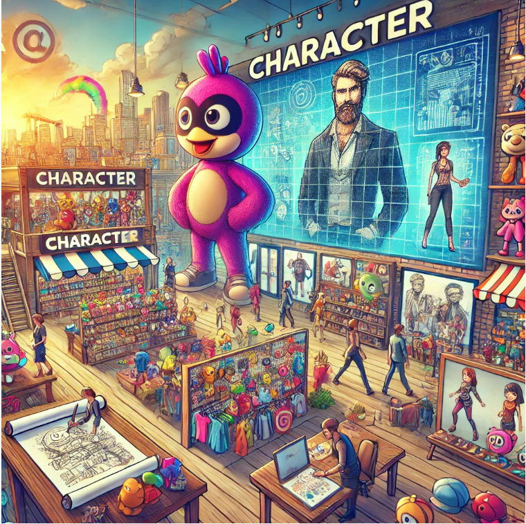 캐릭터 산업 관련 이미지