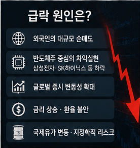 코스피 급락 원인