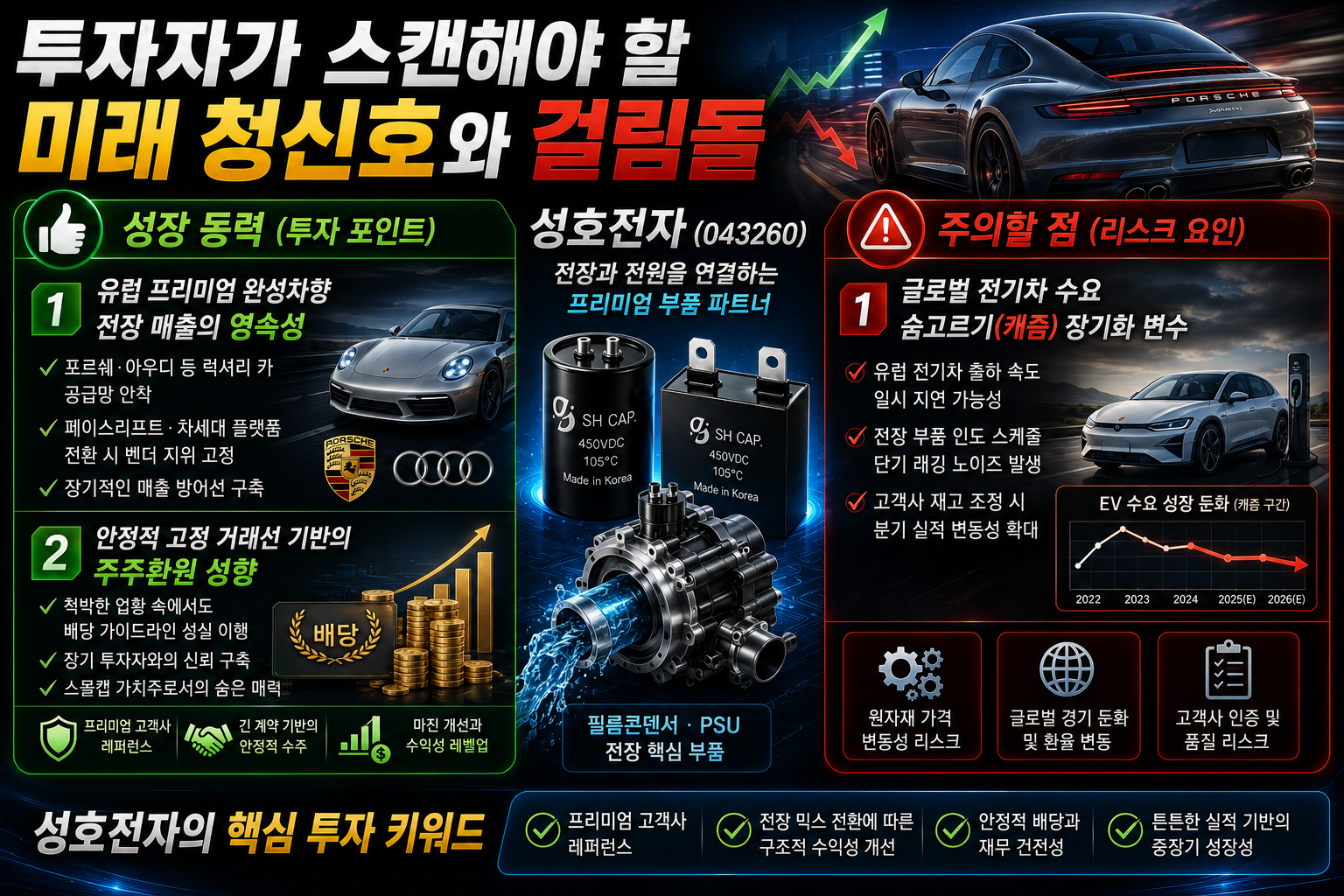 투자자가 스캔해야 할 미래 청신호와 걸림돌