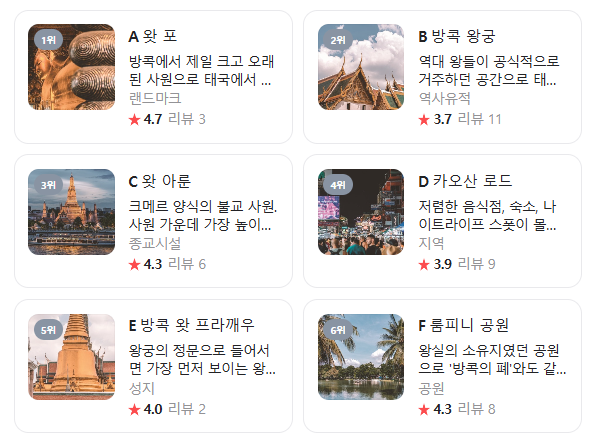 태국 방콕 6월 날씨 추천 여행지