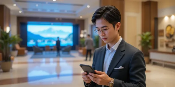 하이원리조트 할인 티켓 검색하는 장면