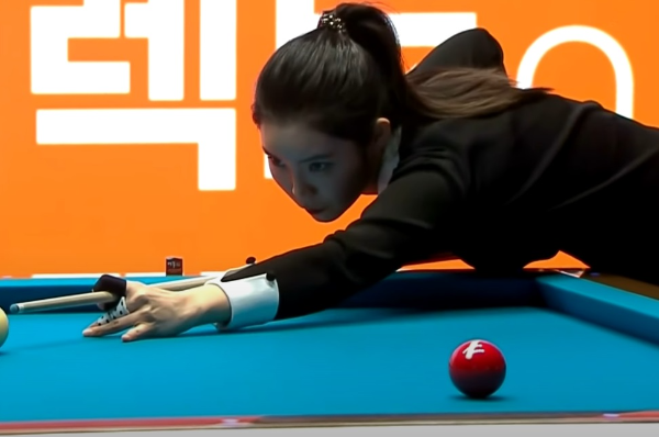 2022-23시즌에 SK렌터카 프로당구팀에 스카웃된 이우경 당구선수