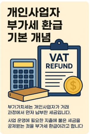 개인사업자 부가세 환급 방법 총정리 (2025년 최신)