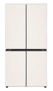 LG전자 M872GBB252 오브제 냉장고 더블매직스페이스 870L 글라스 베이지