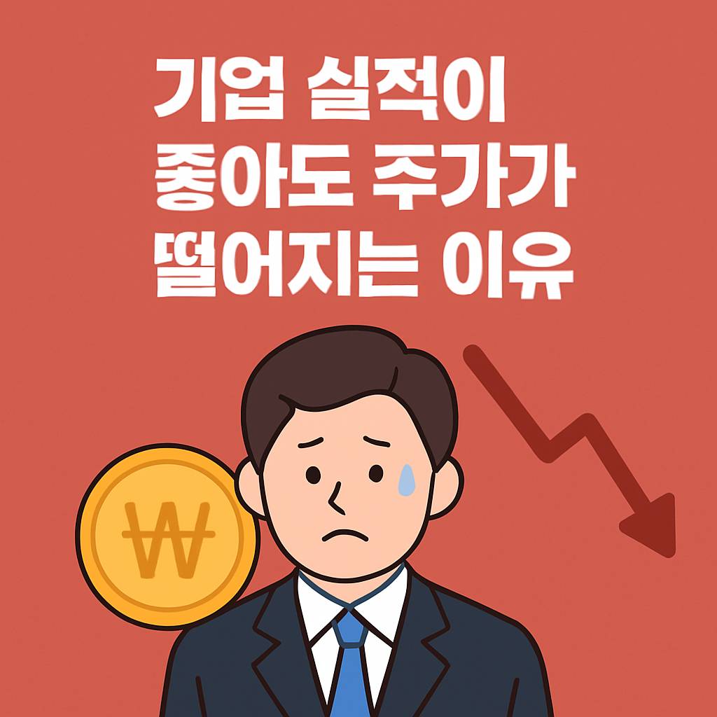 기업 실적이 좋아도 주가가 떨어지는 이유