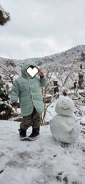 눈사람과 아이