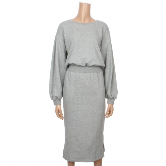 BNX 벌룬 슬릿 밴딩 트레이닝 원피스 BU2OP089M0