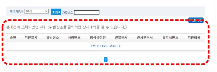 신호위반-실시간-조회-결과