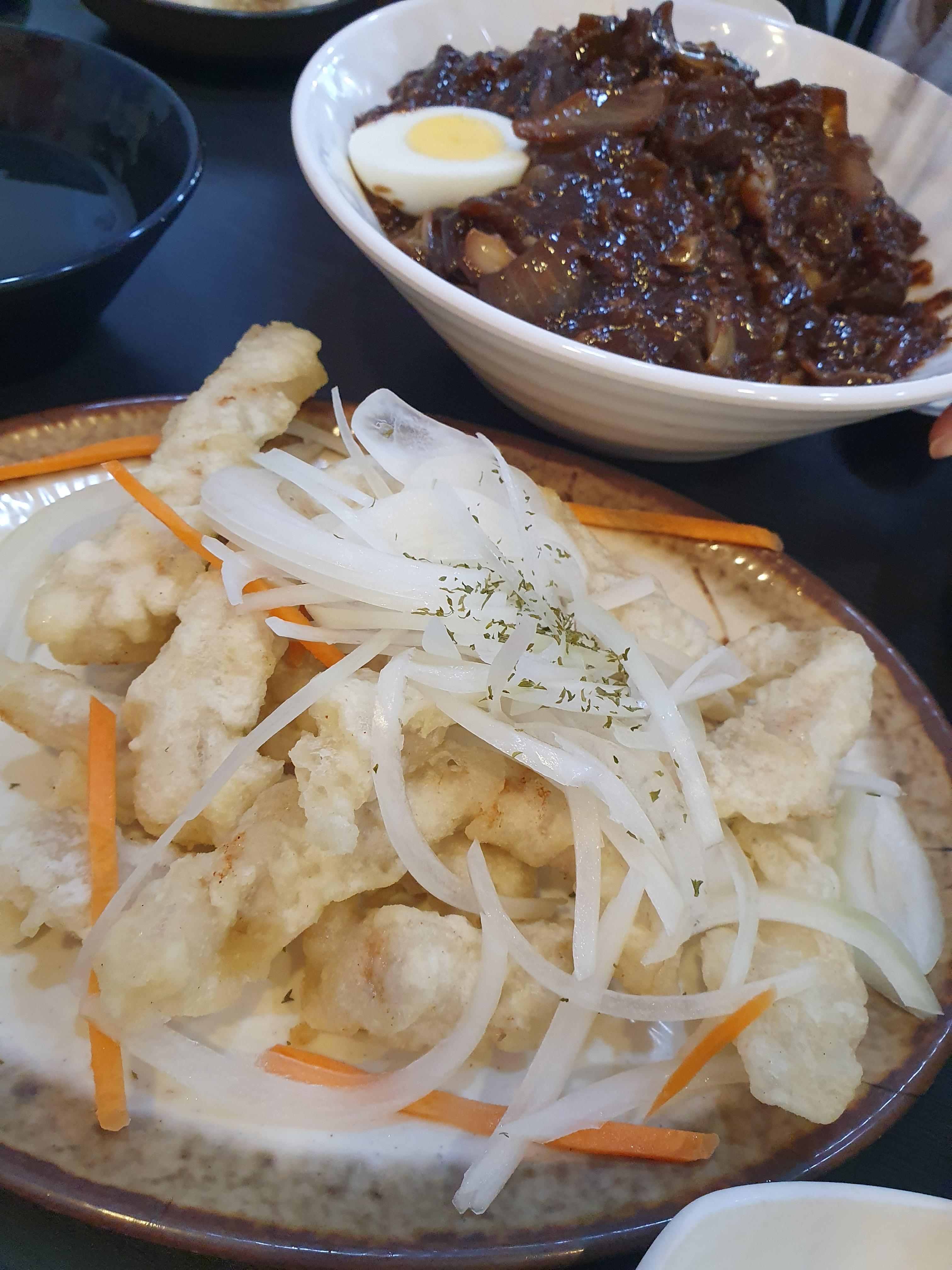 도안동 맛집 백손짬뽕 미니탕수육 비주얼
