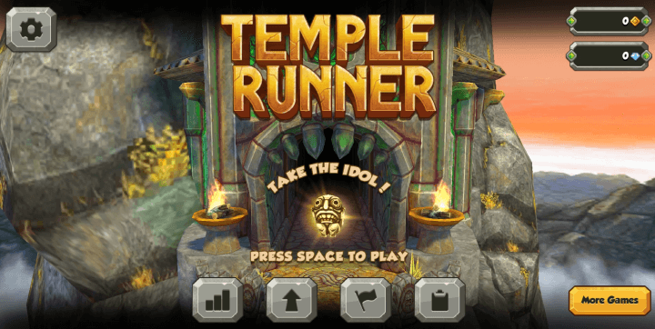 템플런-플래시게임-메인-화면