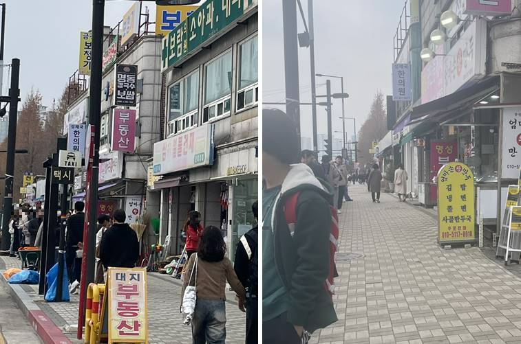 키오과자점, 삼송 카페 대기 줄 모습