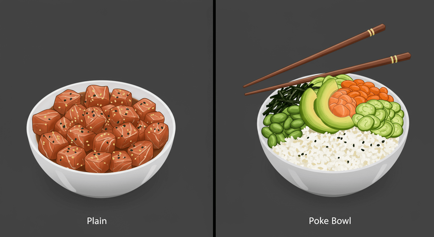 포케, 포케보울, 연어포케, 참치포케, 포케소스, 다이어트식단, 건강식, 하와이음식, 저탄고지, 홈메이드포케