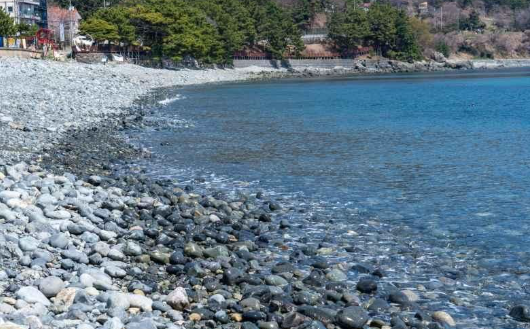 학동 흑진주 몽돌해변