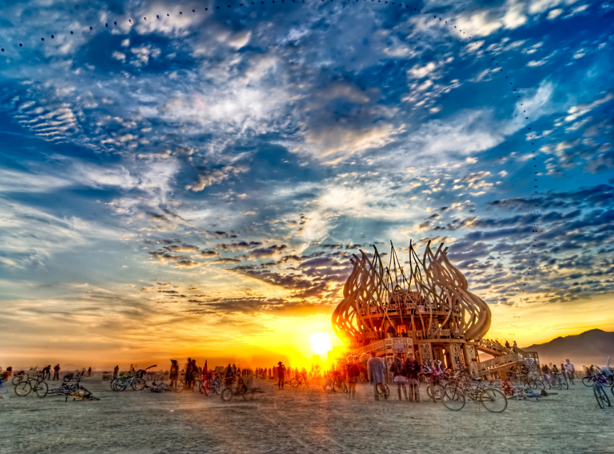 번 버닝맨(Burning Man, 미국 네바다)