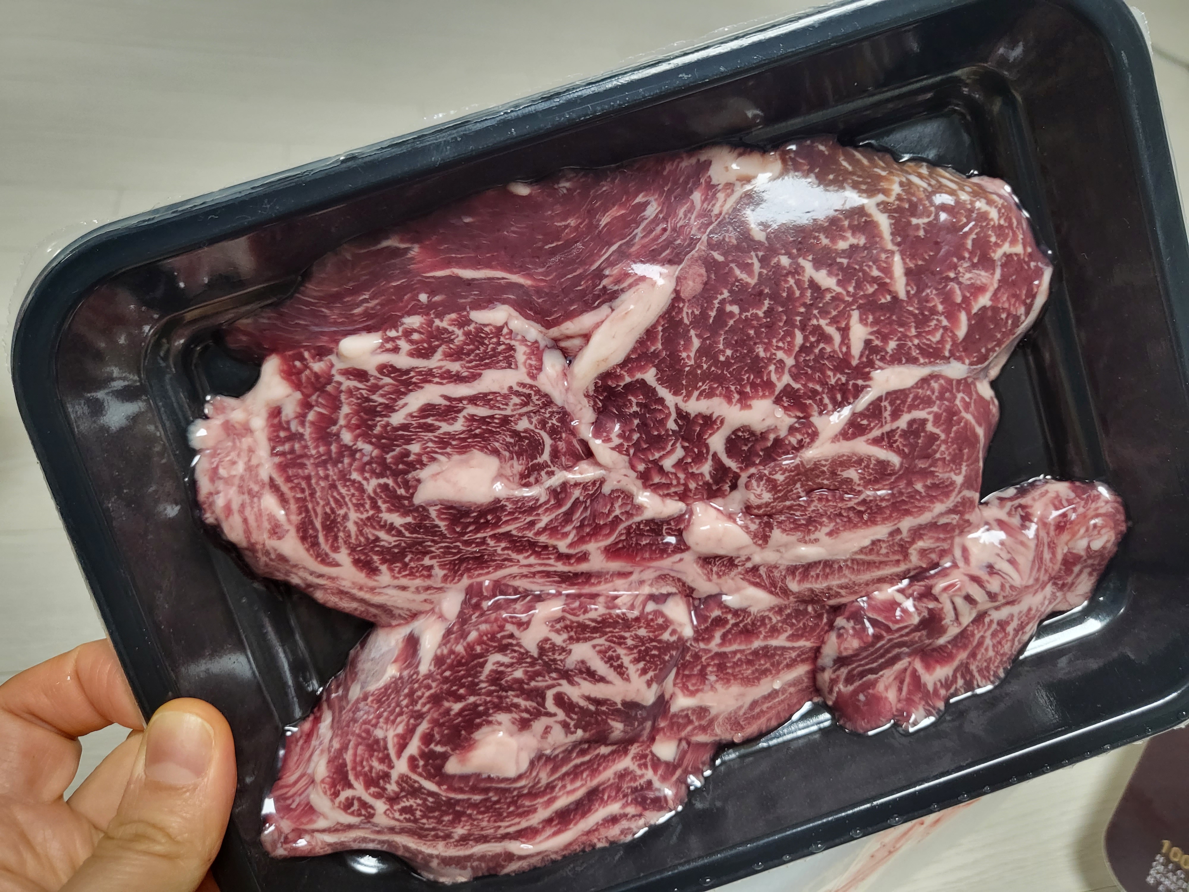 마장동 고기팩트 한우꽃등심 1+