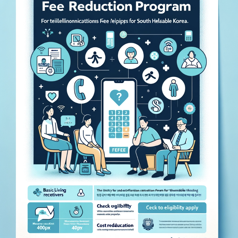 통신요금 감면 대상 조회&amp;#44; 신청 방법