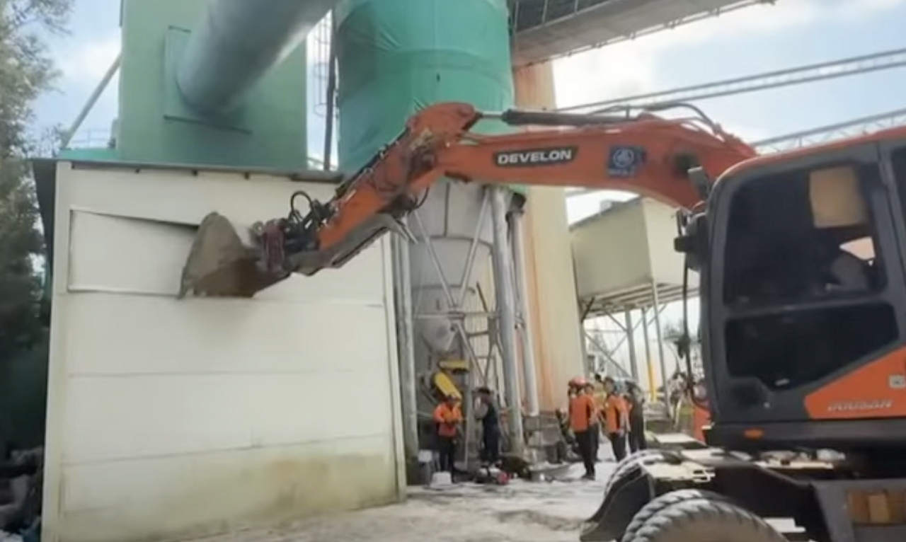 순천 레미콘 공장 사고