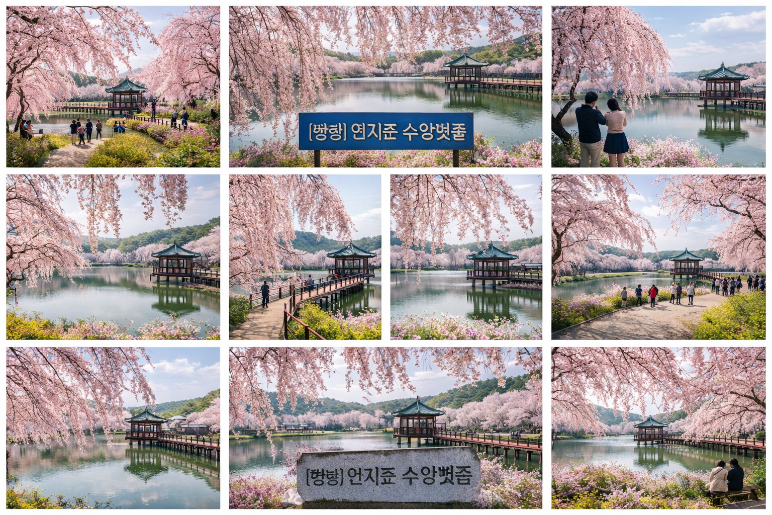 SNS에서 화제! 창녕 연지못 수양벚꽃 인생샷 명소