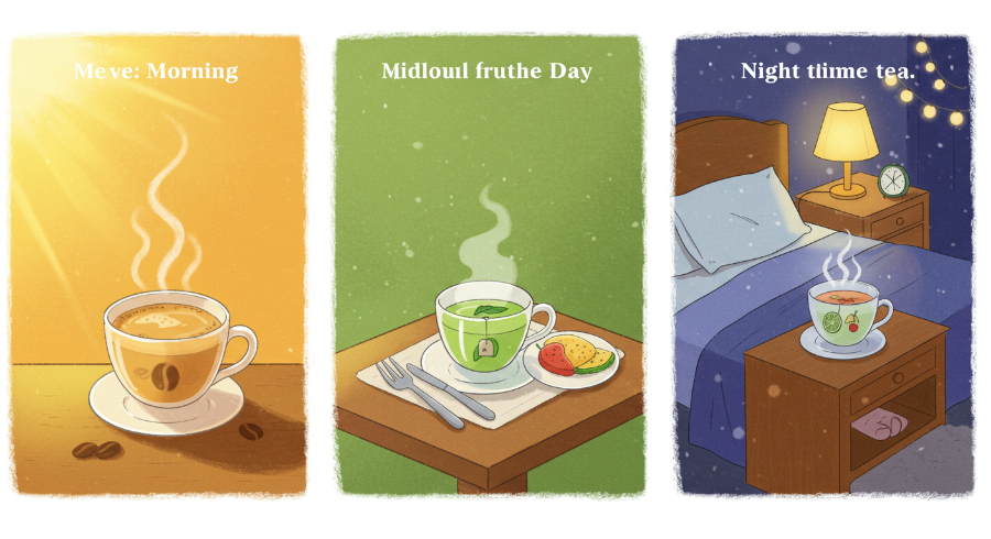 커피·녹차·허브티, 언제 마셔야 가장 효과적일까